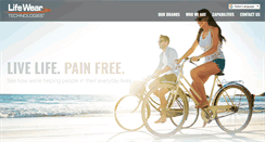 Desktop Screenshot of lifeweartechnologies.com